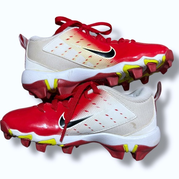 Nike Vapor Untouchable Shark 3 Fastflex Football Cleats Red White Youth Size 11C - Picture 5 of 12